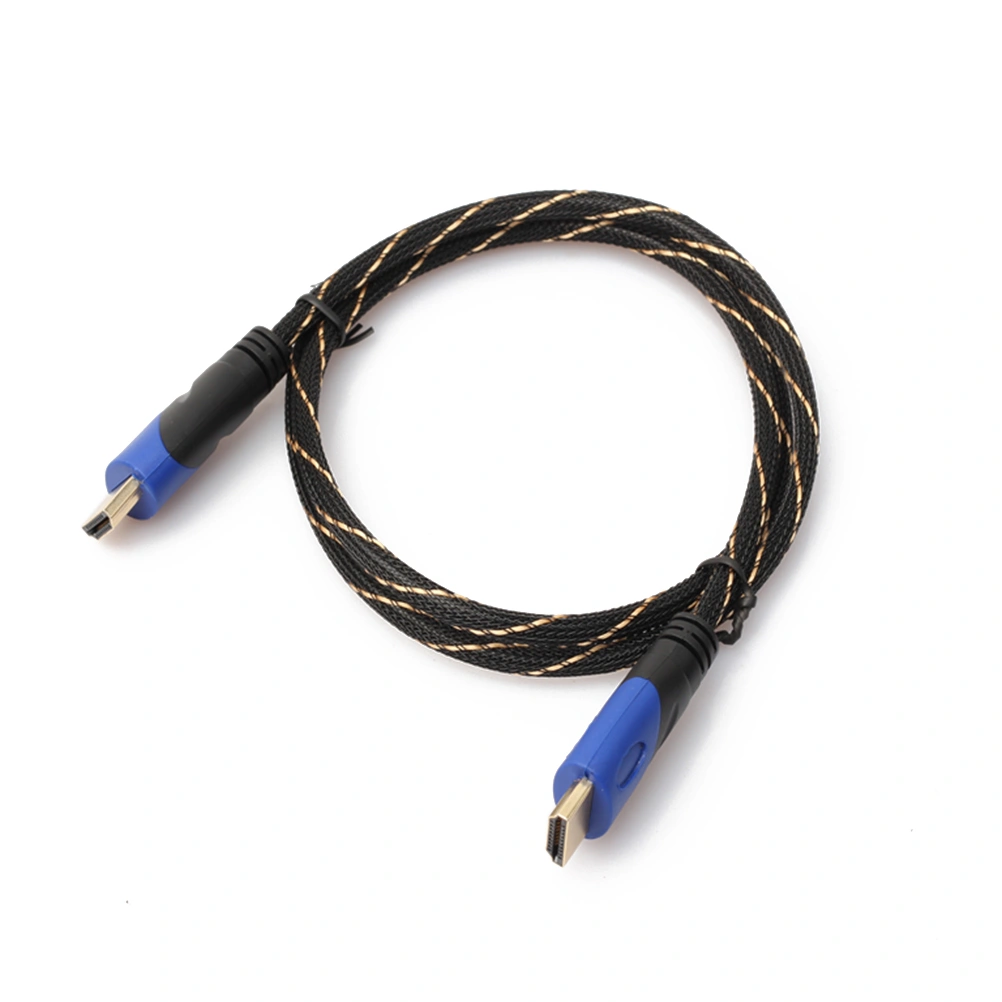 1M Braided Cable V1.4 AV 3D for PS3 HDTV 1080P DF