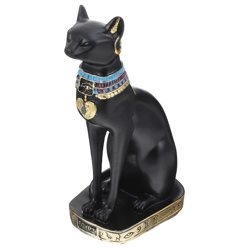 Egypt Resin Cat Figurine Egyptian Collectible Figurine Cat Goddess Statue