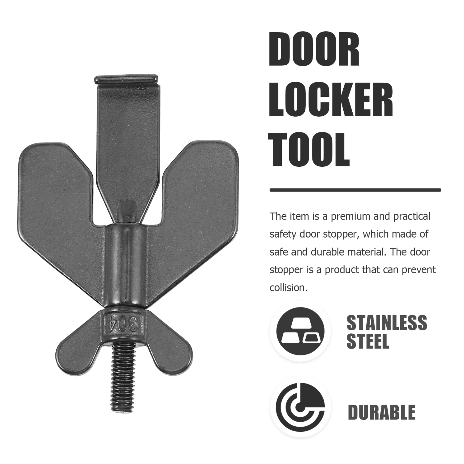 Portable Door Stopper Useful Door Stop Device Practical Door Stop for Hotel