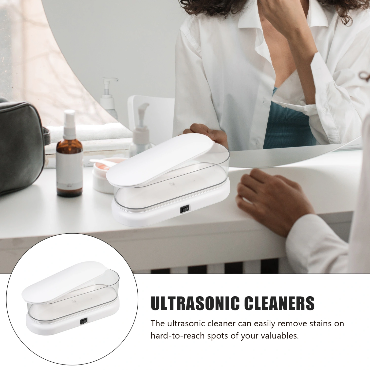 Glasses Clean Box Glasses Cleaner Ultrasonic Cleaner Jewelry Clean Machine Jewelry Washer