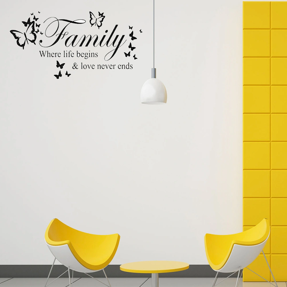 Creative Wall Sticker Removable Beautiful Wall Decal Waterproof Art Sticker Bedroom Living Room Wall Mural - 30x57cm (Wrapped By Stick)