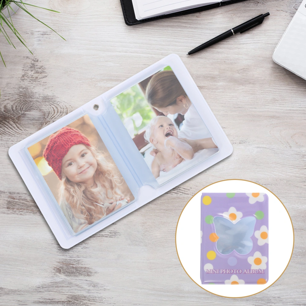 Butterfly Design Photo Book Mini Album Diy Photo Cards Collector For Kids