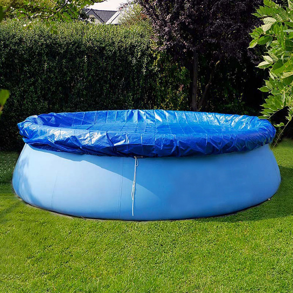 GARNECK 366cm/12ft Diameter Round Easy Set Pool Cover for Frame Pools Inflatable Swimming Fast Set Pool