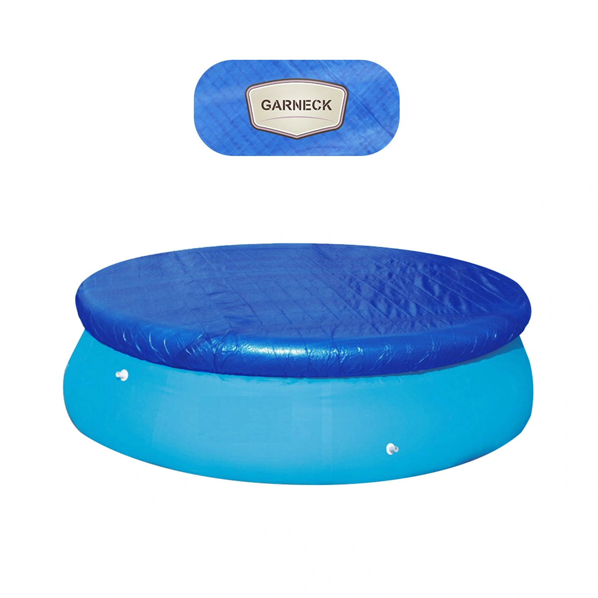 GARNECK 366cm/12ft Diameter Round Easy Set Pool Cover for Frame Pools Inflatable Swimming Fast Set Pool
