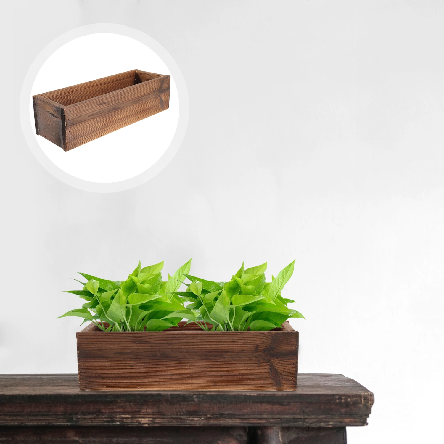 Wooden Flower Planters Patio Planters Flower Pots Plant Pot for Garden