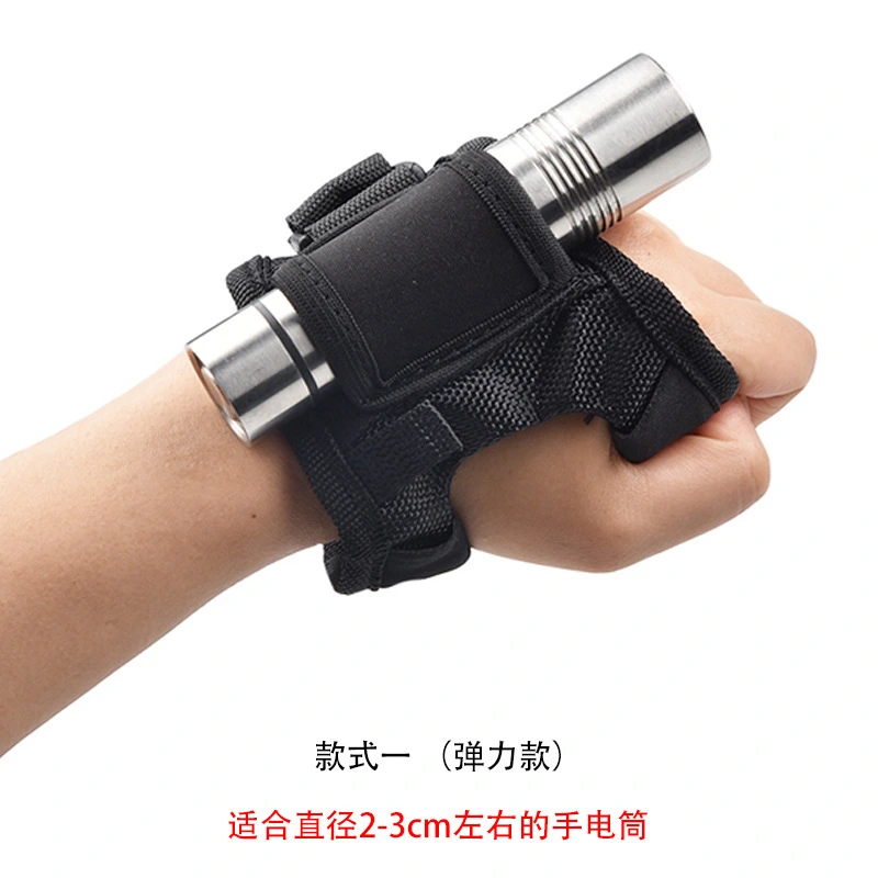 Flashlight Glove Adjustable Flashlight Glove Camping Hand Cover Camping Flashlight Holder