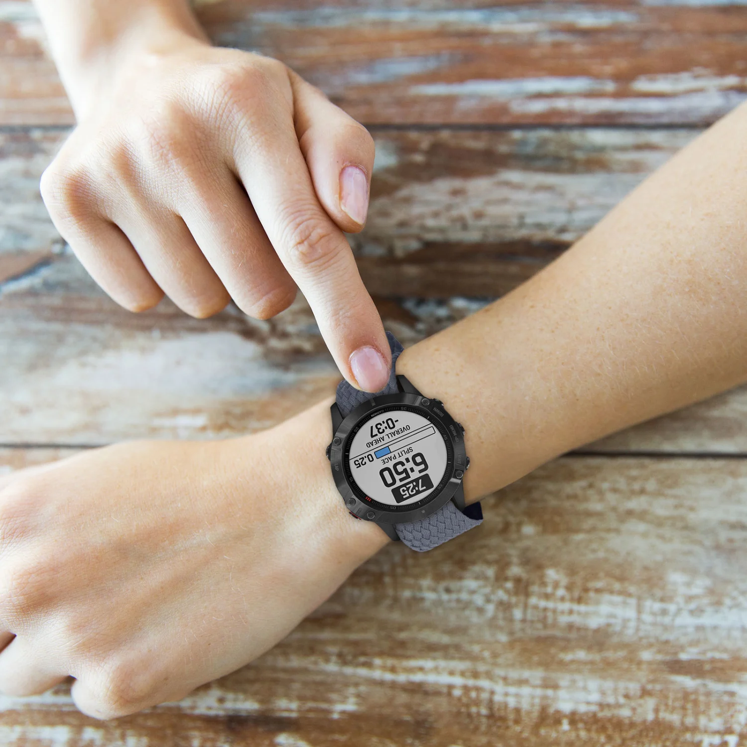 Nylon Weaving Watch Band Fashionable Watch Strap Flexible Wrist Watch Band