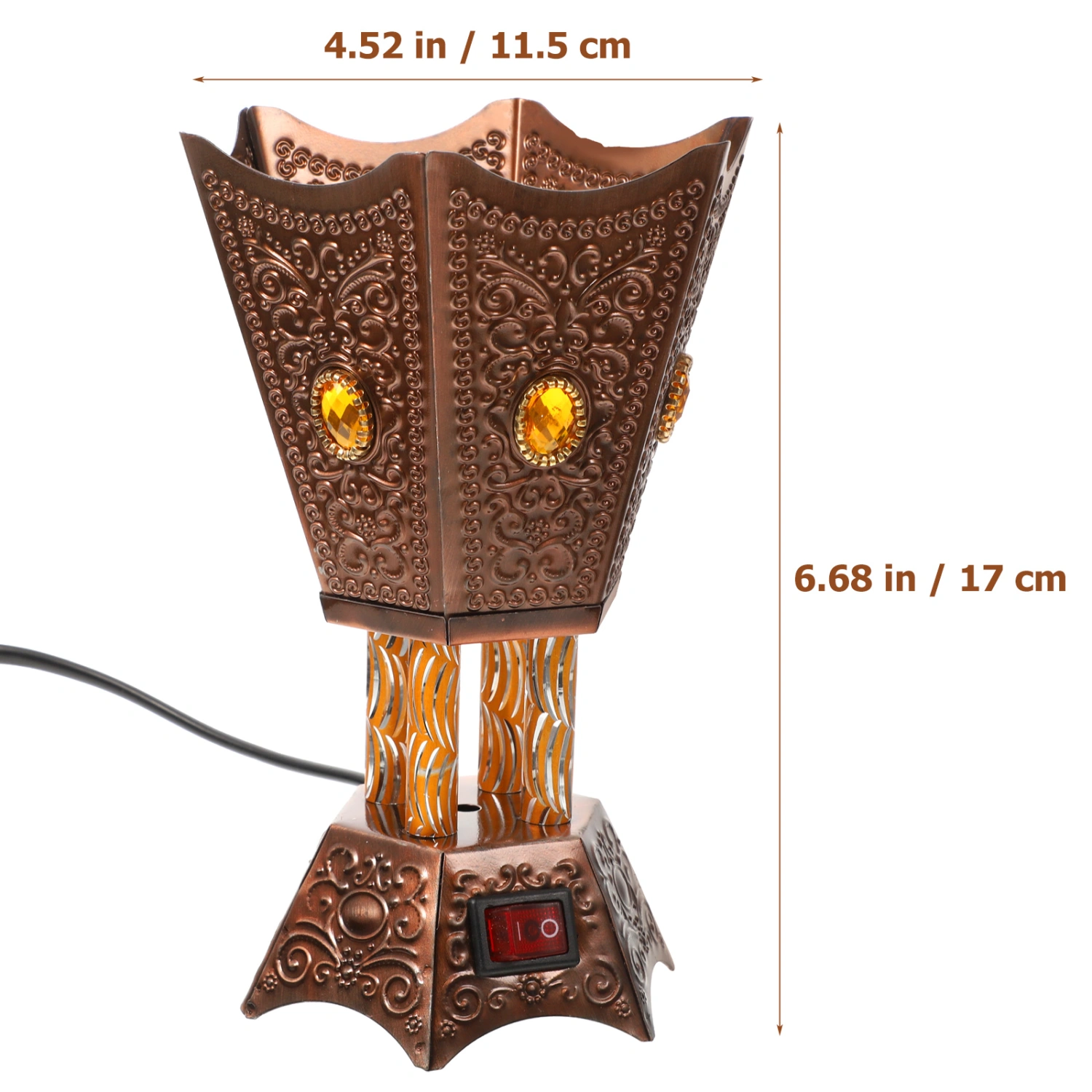 Electric Arabian Incense Burner Desktop Plug in Censer Burner Home Decoration (UK Plug)