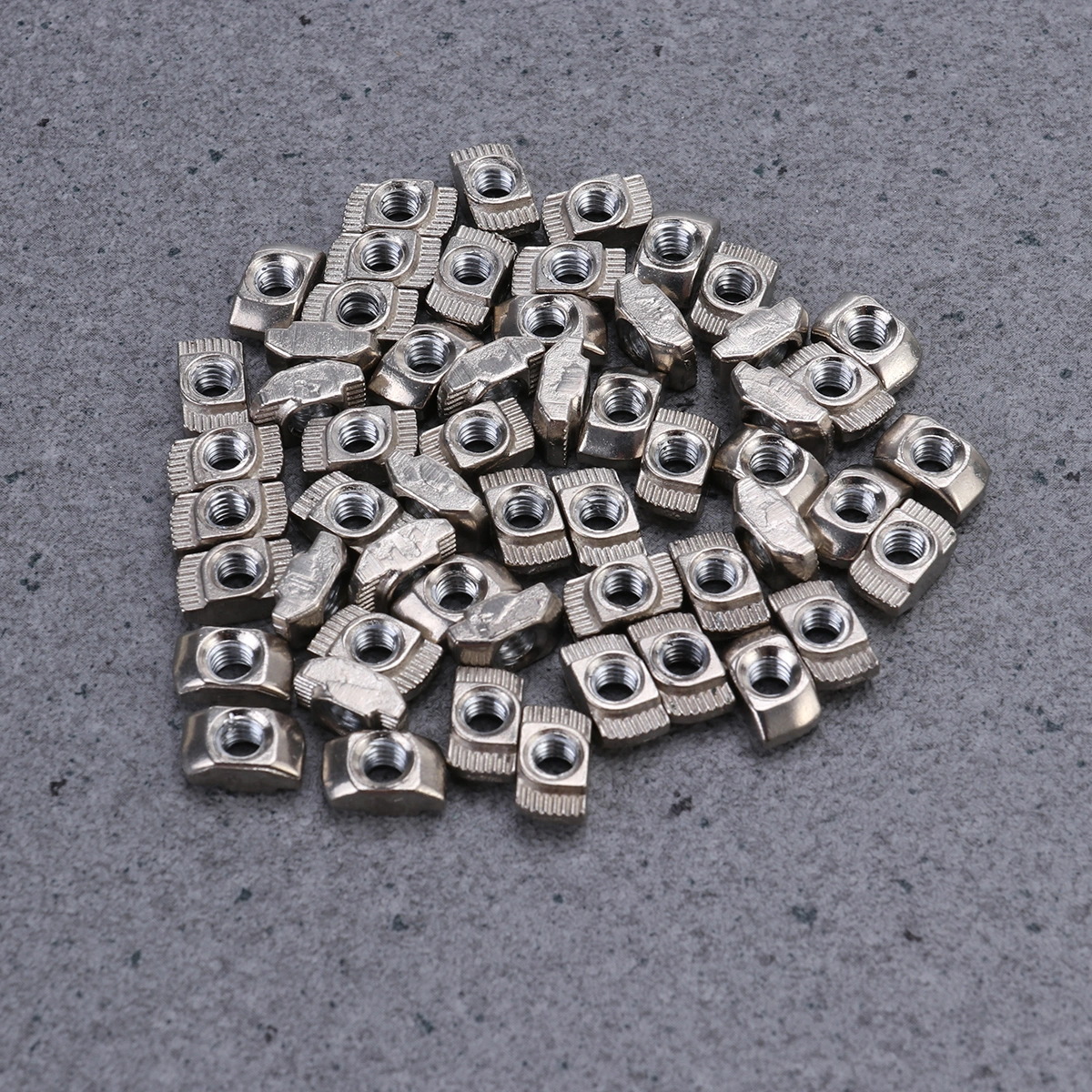 50Pcs European Aluminum Extrusions Slim T-Nut Thread (M4x10x6)