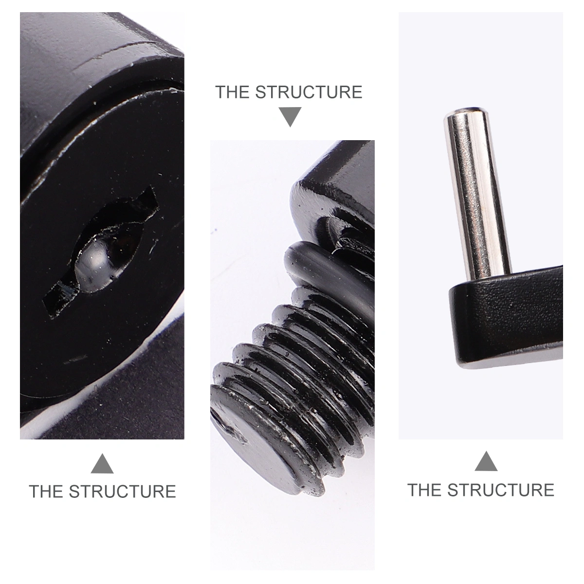 Trailer Tongue Coupler Lock 1/4-Inch Pin Diameter Zinc Alloy Coupler Lock