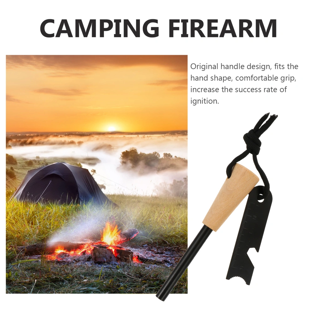 2pcs Picnic Fire Starter Rod Multipurpose Survival Lighter Outdoor Hiking Tool