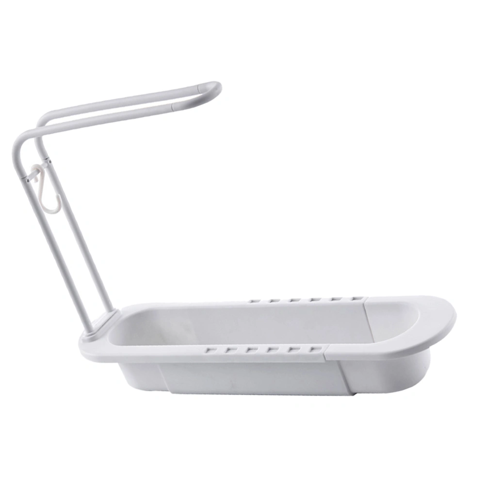 1Pc Telescopic Sink Rack Telescopic Sink Holder Expandable Storage Drain Basket