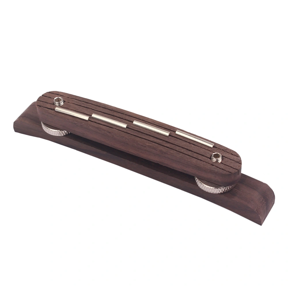 Exquisite Height Adjustable Rosewood Guitar Bridge for Mandolin Guitar Bass QD05