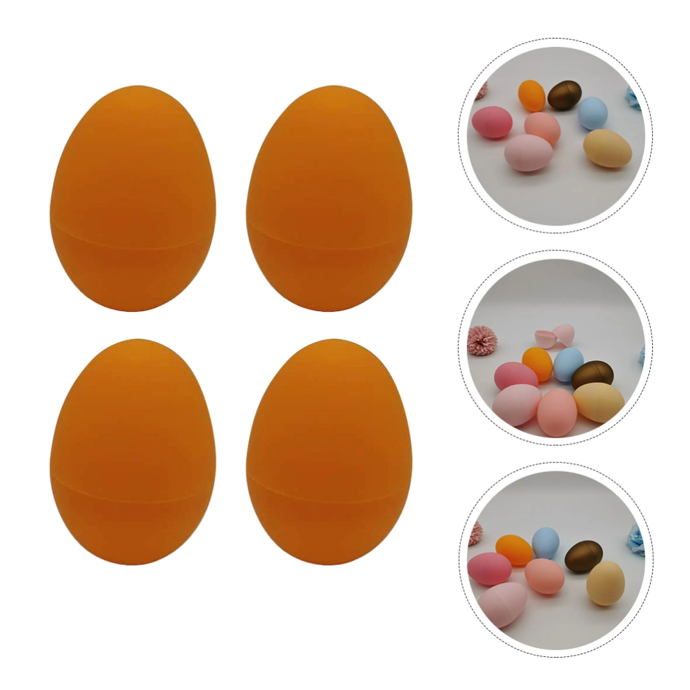 20 Pcs Easter Egg Shell Plastic Easter Egg Toy Easter Party Decor (Random Color)