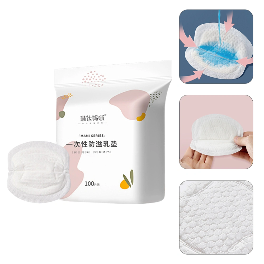 100pcs Disposable Maternity Breast Feeding Pads Nursing Pads Breathable Pads