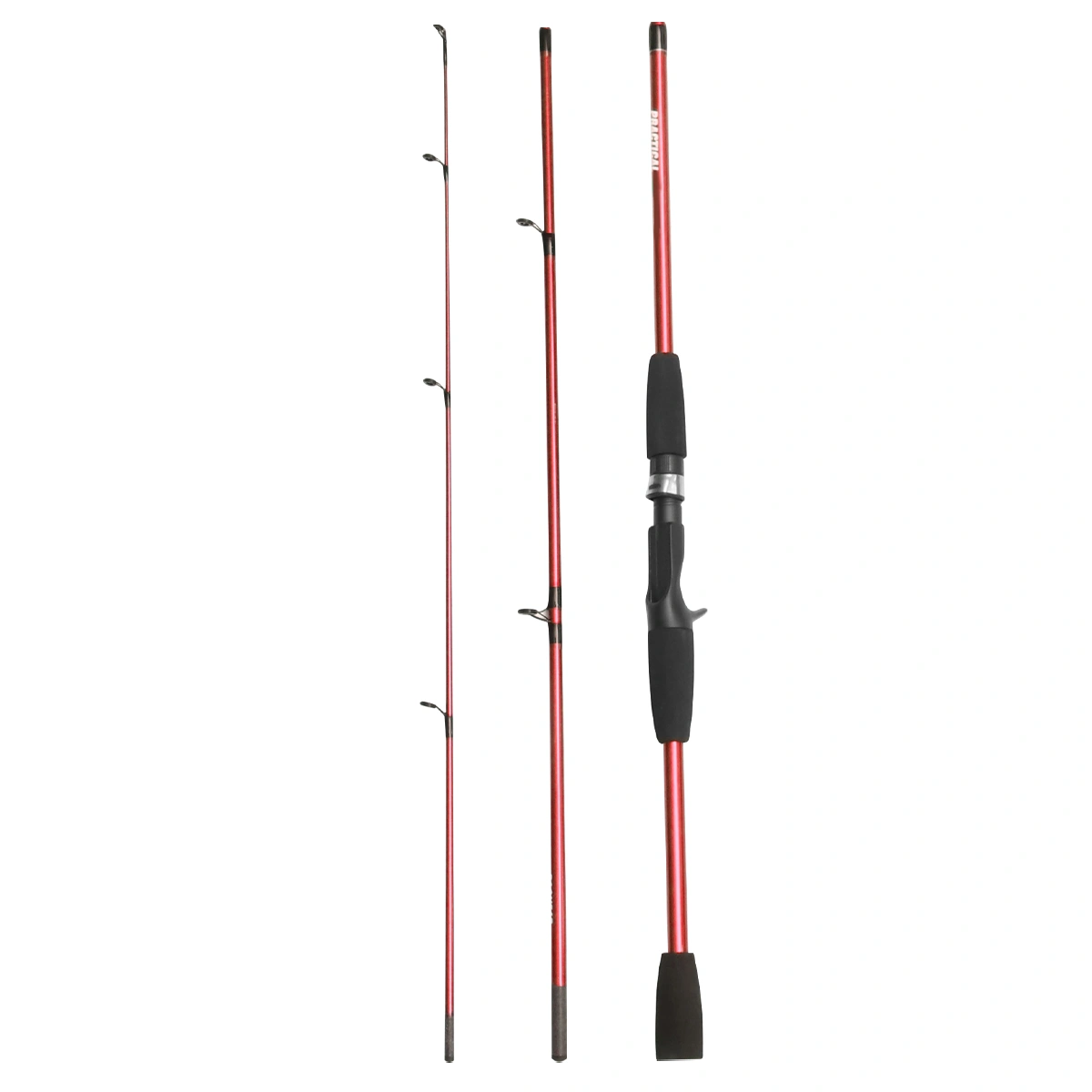 1.8M Non-Carbon Three-Section Telescopic Fishing Rod for Saltwater Fishing
