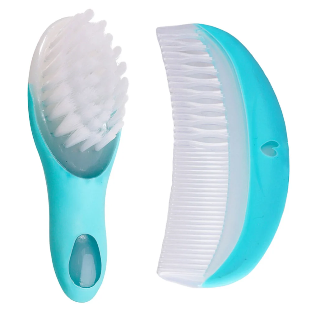 1 Set Baby Hair Comb Durable Massage Comb Anti Static Comb Paddle Brush Portable Hair Groomer (Random color)