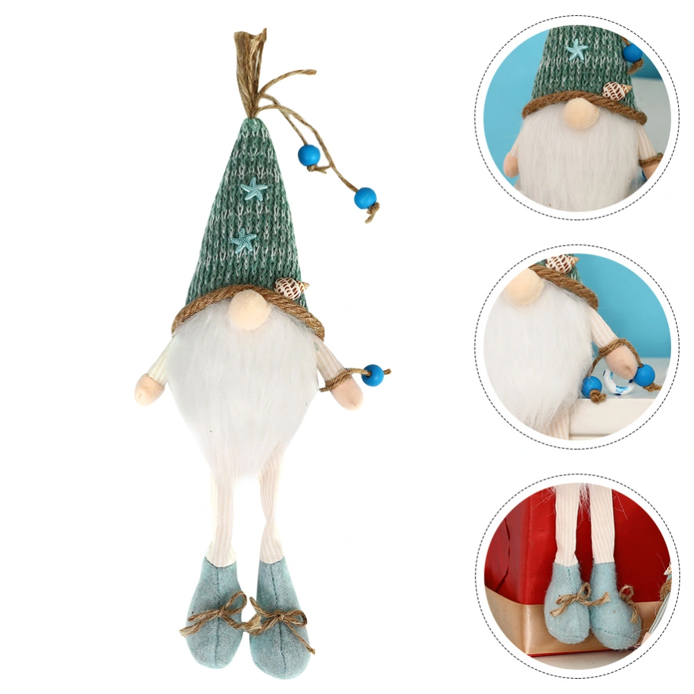 Gnome Doll Ornament Summer Style Gnome Doll Tabletop Dwarf Doll Decoration