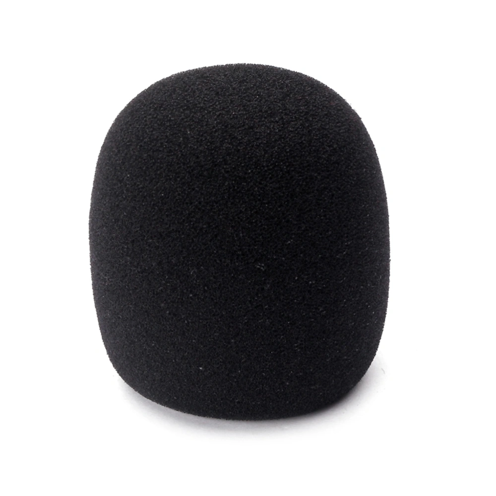 40mm Microphone Cover Professional Thicken Studio Windscreen Protective Shield Sponge Microphone (Black)