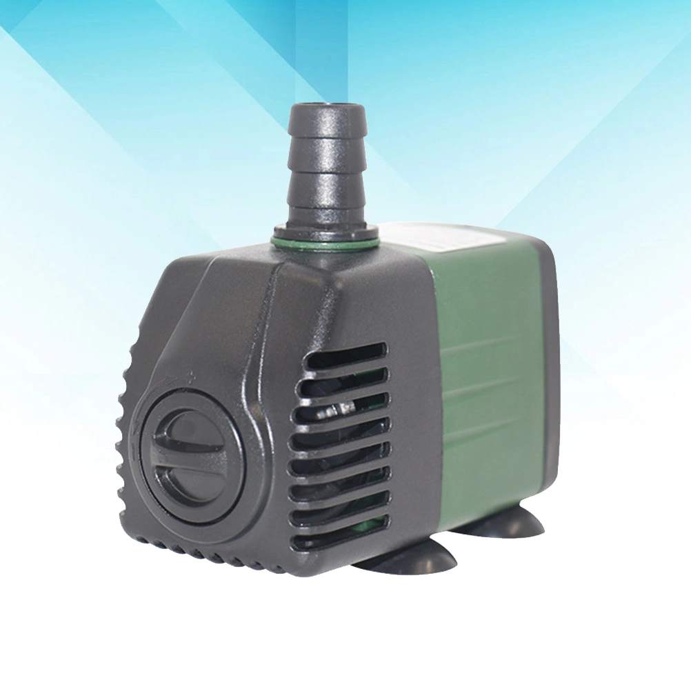 Aquarium Circulation Submersible Pump Fish Tank Mini Pump with UK Plug (Dark Green)