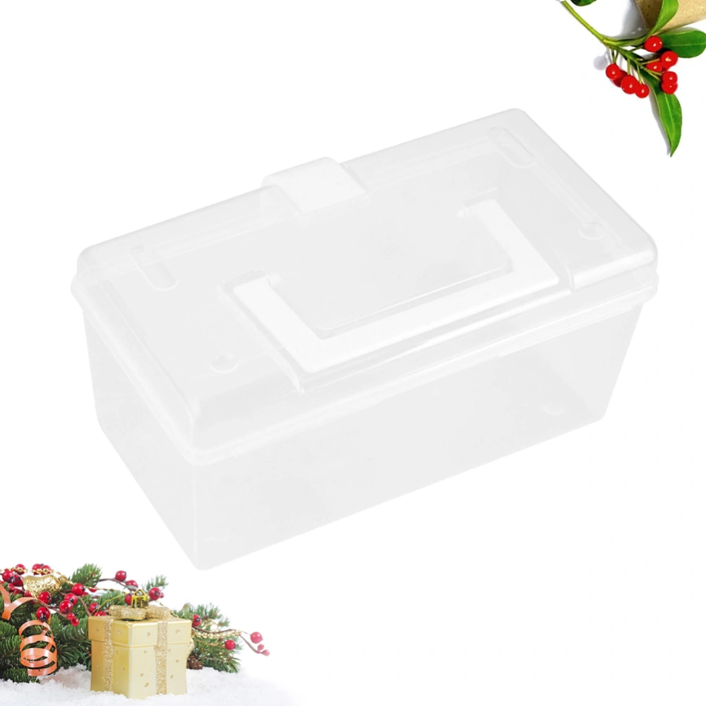 Portable First-aid Box Multi-function Medicine Storage Cabinet Home Medicine Case - Size L (White)