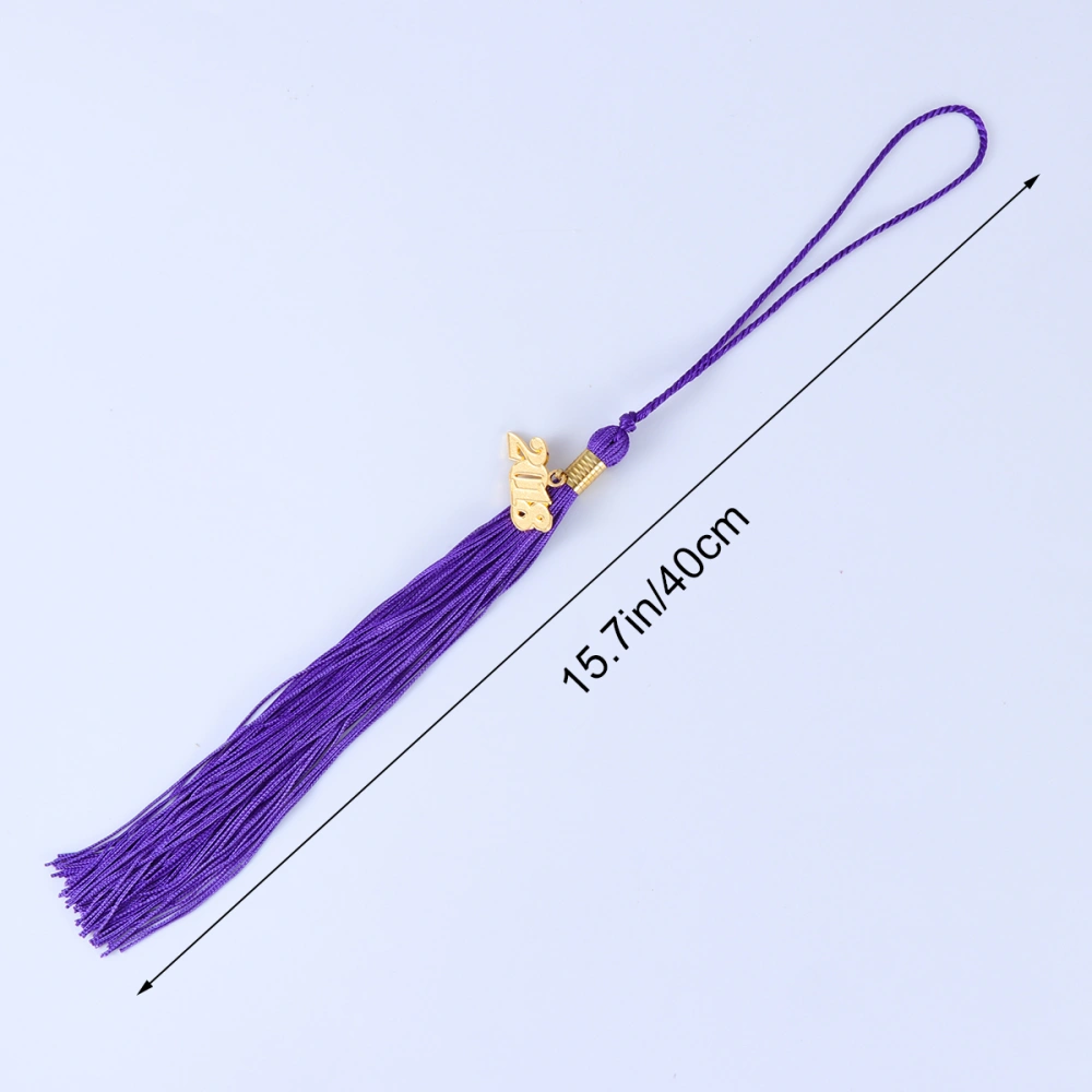 Class of 2018 Academic Graduation Gown Tassels for Graduate Ceremony (Purple)