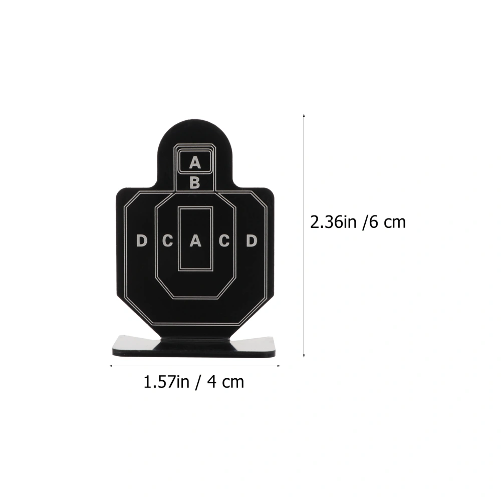 4pcs/set Aluminium Alloy Shooting Targets Durable Shooting Training Target