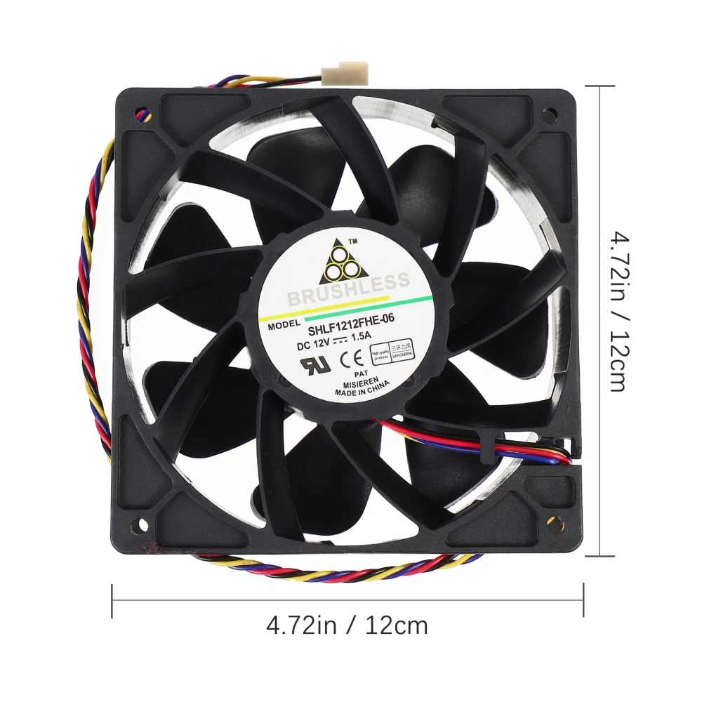 1.5A CPU Cooler Graphic Cooler Desktop Computer Mining Machine Cooling Fan