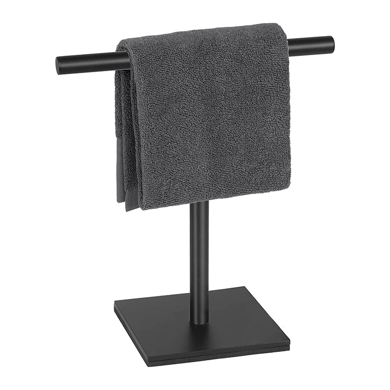 Hand Towel Holder Stand Countertop Towel Holder Sturdy Metal Hand Towel Stand Towel Rack