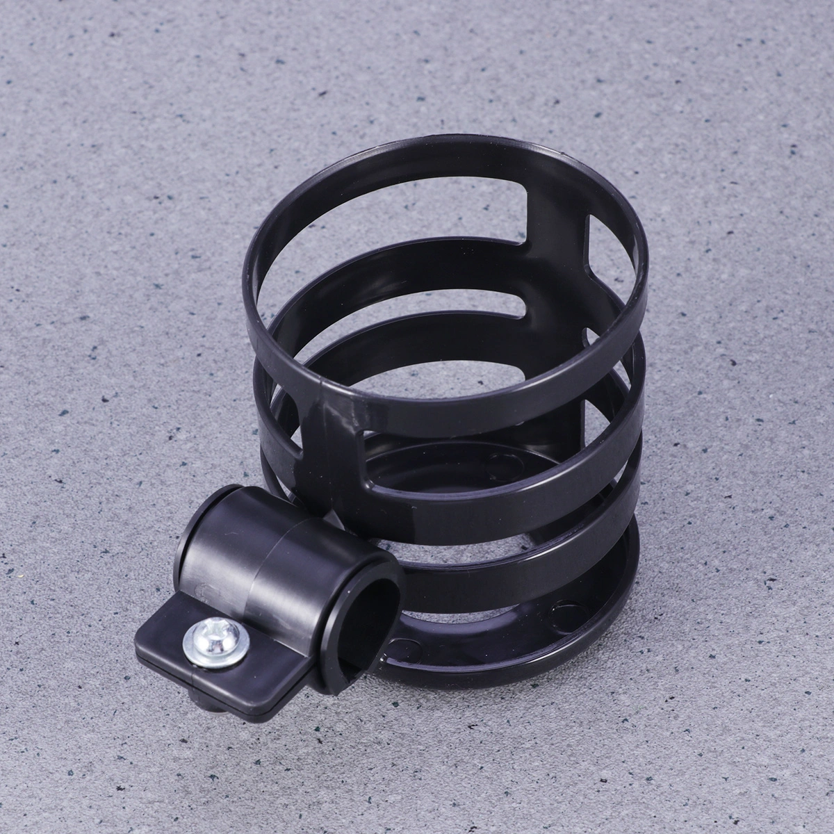 Stroller Cup Holder Drink Holder Water Bottle Holder Rack Cage for Stroller (Black)
