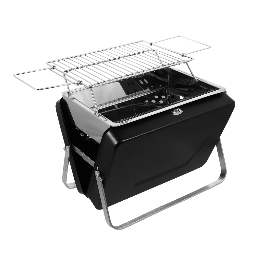 Outdoor Briefcase Barbecue Grill Portable Folding Barbecue Grill for Patio Yard