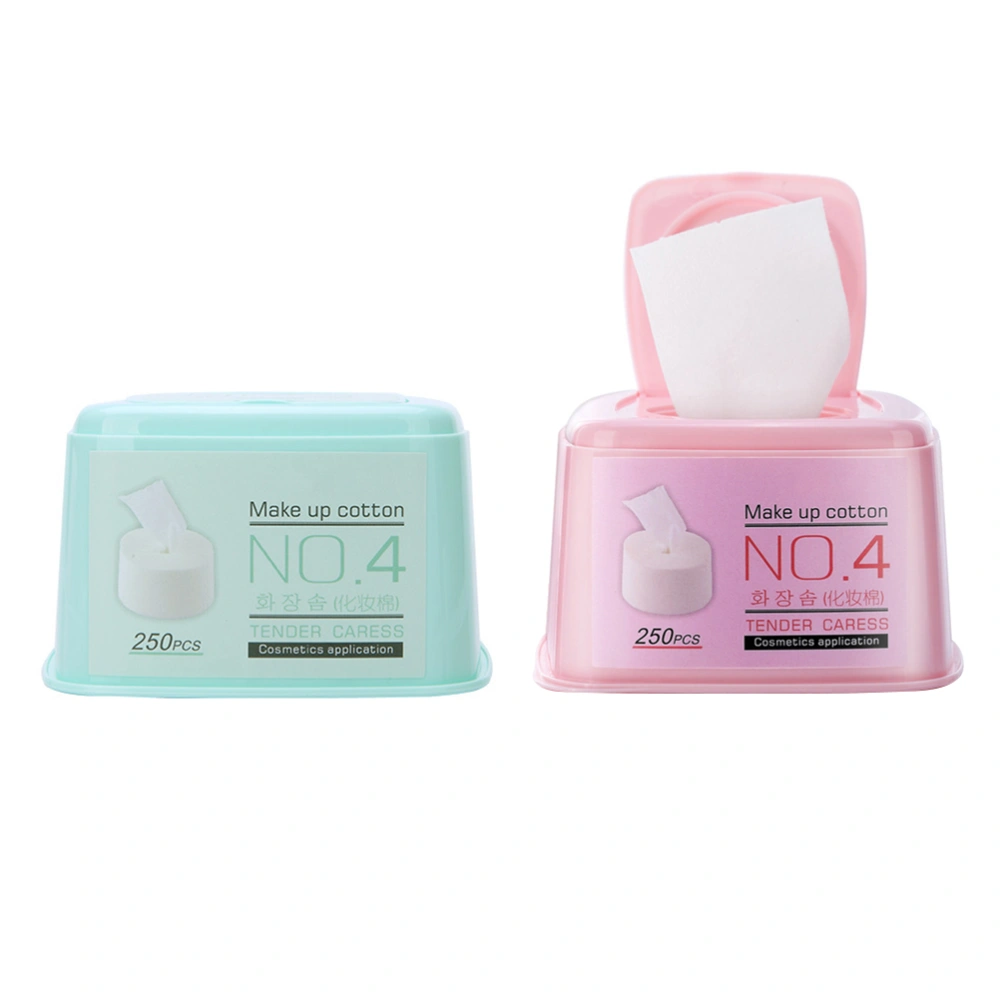 2pcs Cosmetic Cotton Pads Facial Tissue Cleaning Pad Makeup Remover Wipes Nail Polish Remover