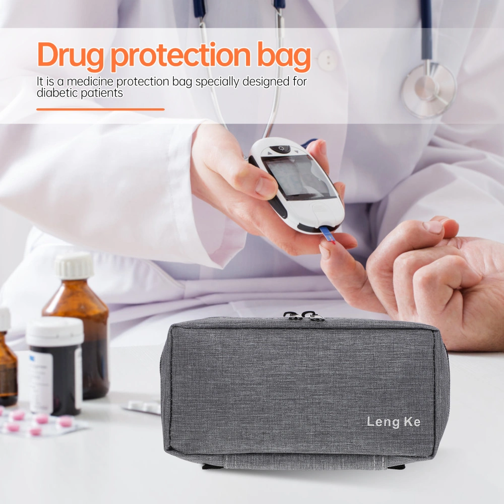 1pc Insulin Heat Protecting Bag Portable Cooler Bag for Diabetic Storage Bag