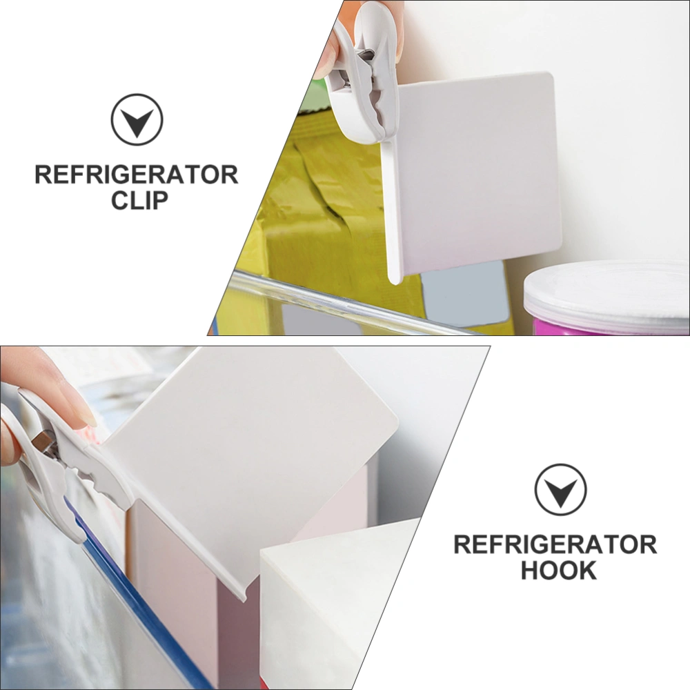 16Pcs Refrigerator Side Door Storage Box Divider Food Bags Separator Clip