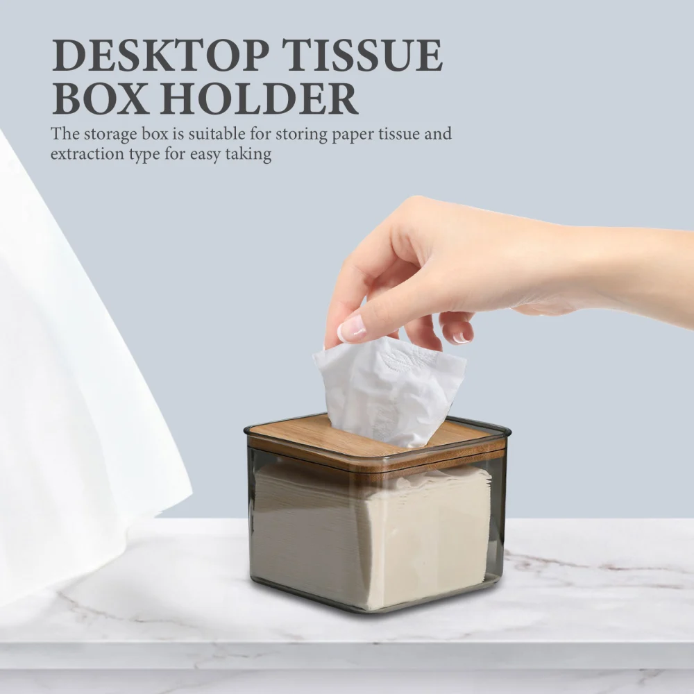 Tissues Cube Box Cover Tissue Box for Car Desktop Tissue Container Roll Paper Tissue Box