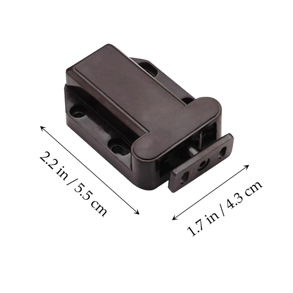 4pcs Cabinet Plastic Touch Latch Plastic Push Touch Latch Safe Touch Latch for Home