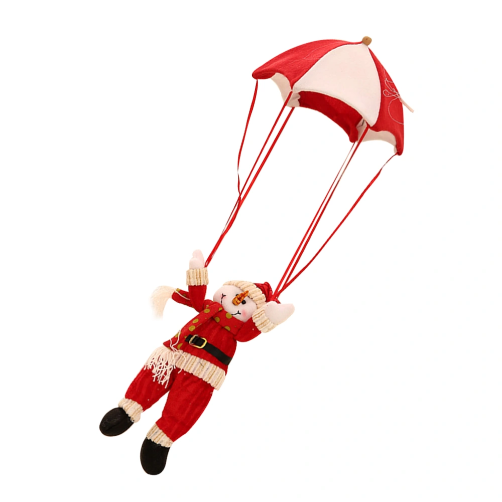 1pc Santa Parachute Hanging Decors Creative Christmas Ceiling Decoration Unique Kids Christmas Decorative Gift for Christmas Tree Wall Ceiling Decors Style 3