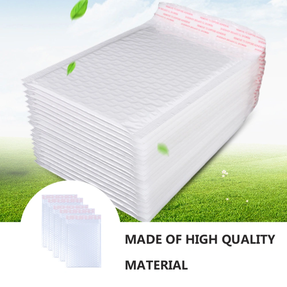 50pcs Bubble Out Bags Practical Bubble Storage Bag Shockproof Express Delivery Packaging Bag Bubble Pouch for Mailing Packaging (White, 20x15cm)