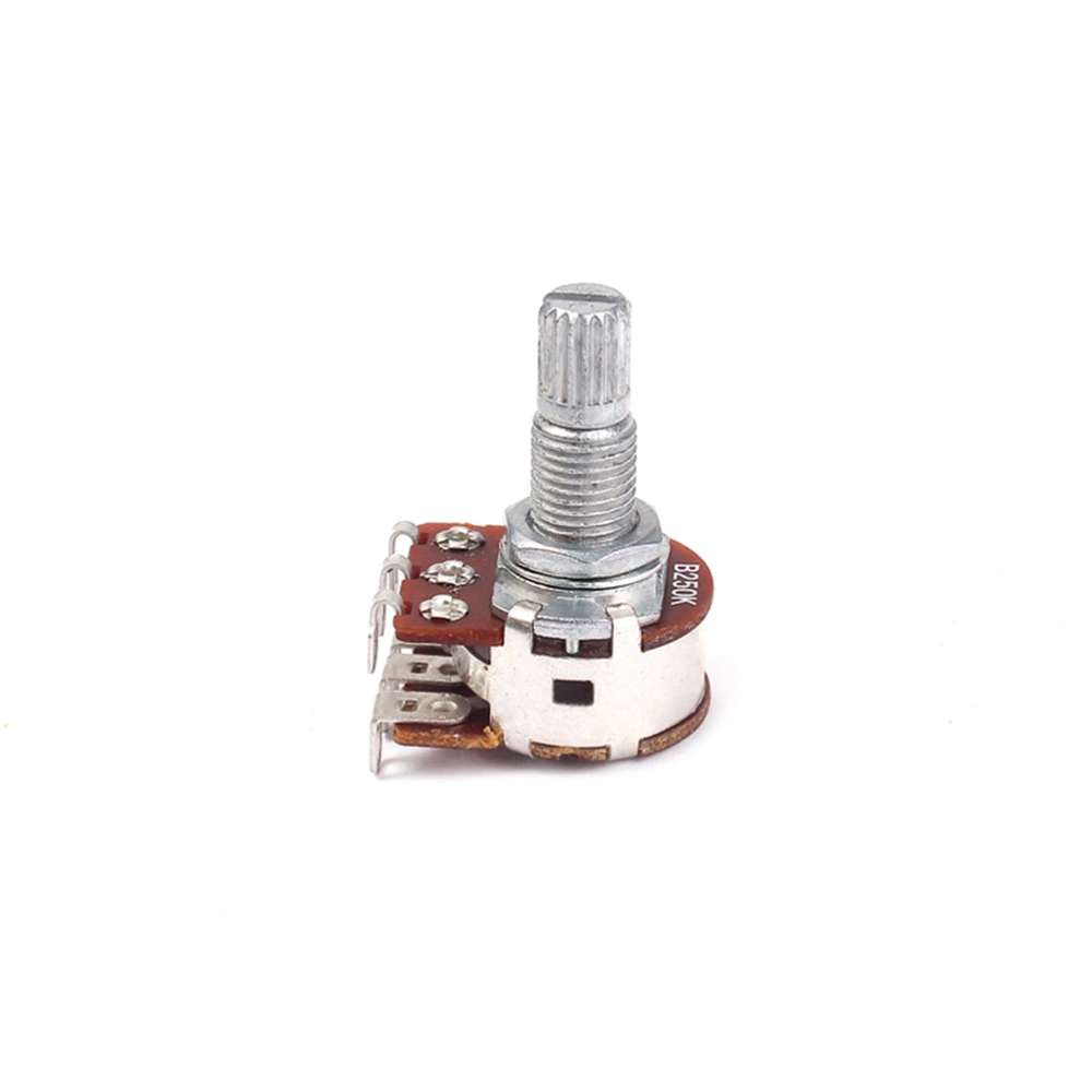 Guitar Accessory B250K Split Shaft Audio Taper Potentiometer Dual Pot for Volume or Tone