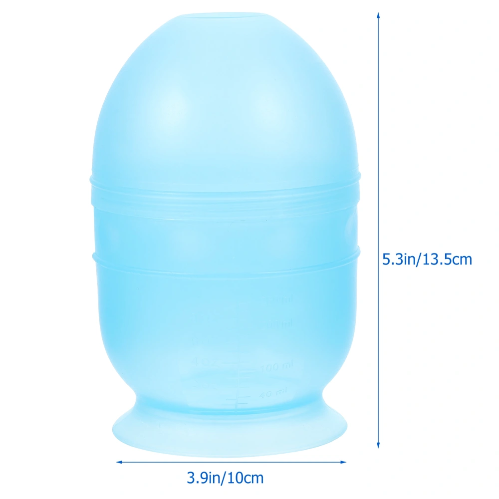 Thickened Hair Dye Bowl Plastic Color Mixing Cup Hair Dye Shaking Bowl for Home Hair Salon (Blue)