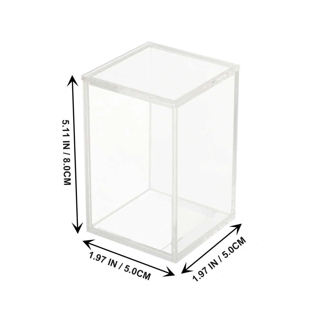 Manual Model Display Box Acrylic Transparent Model Box Dustproof Storage Box