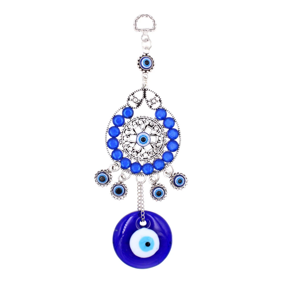 1Pc Delicate Home Hanging Decor Chic Turkish Pendant Luck Hanging Adorn Blue