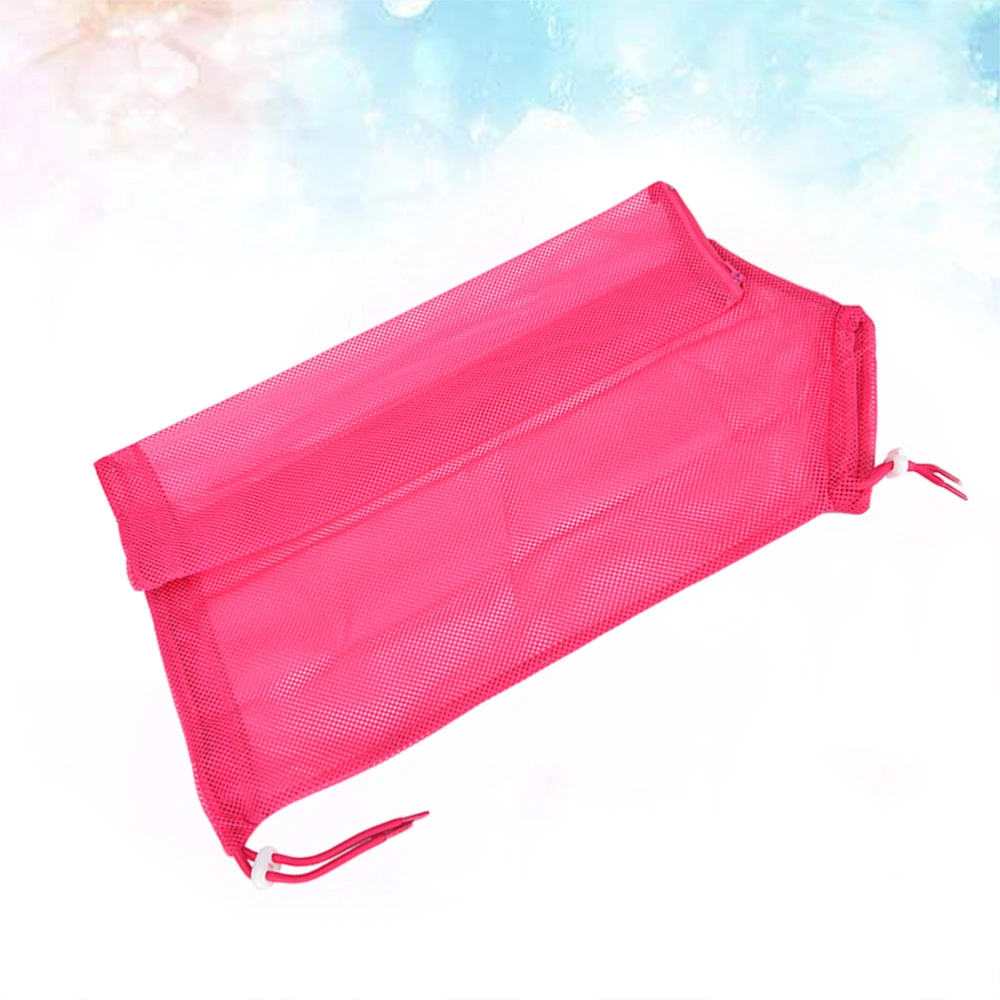 1Pc Multi-functional Grooming Bag Restraint Bag Washing Shower Bag Nail Trimming Pouch Feeding Bag for Pet Cat（Rosy)