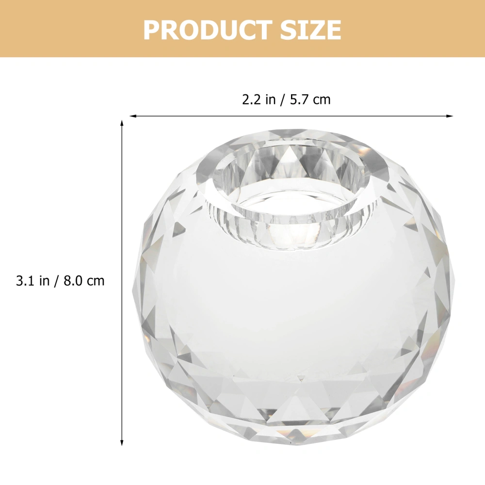 Simple Design Glass Butter Lamp Holder For Home Decoration Candle Holder