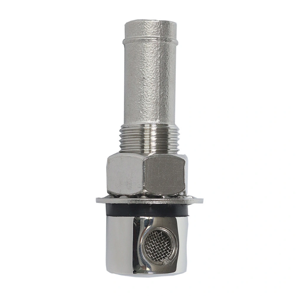 Stainless Steel Boat Gas Tank Vent Water Fuel Refill Vent Hole for Boat Yacht (Silver)