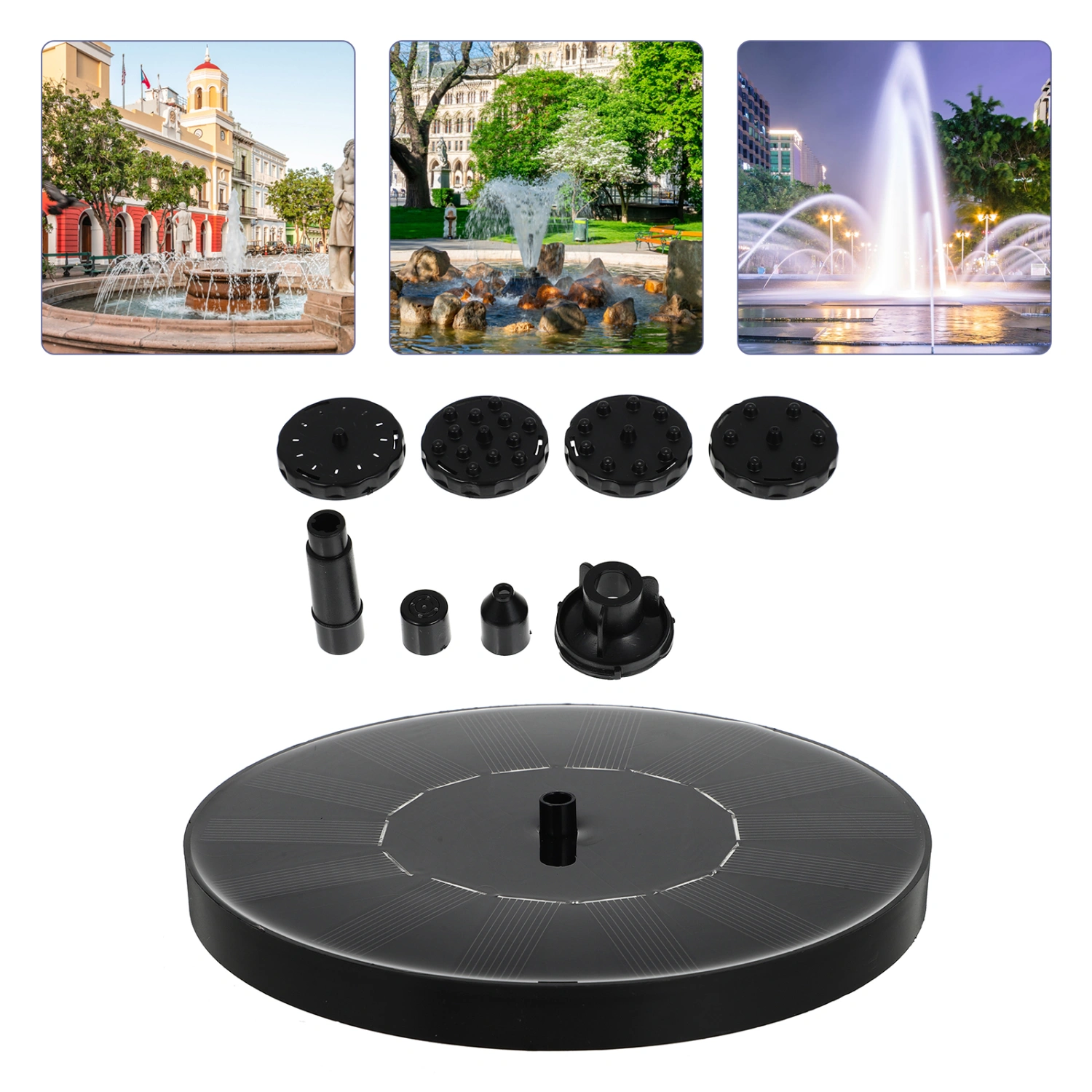 Outdoor Solar Fountain Mini Solar Fountain Garden Floating Solar Fountain Garden Fountain Tools