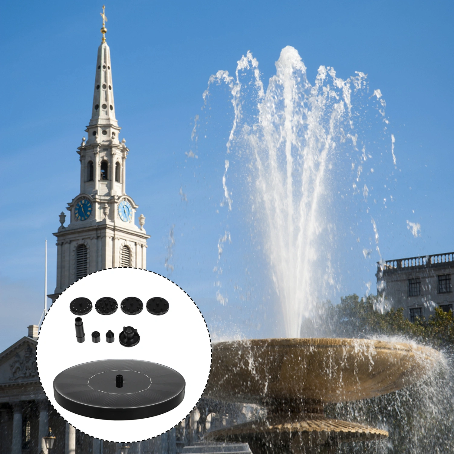 Outdoor Solar Fountain Mini Solar Fountain Garden Floating Solar Fountain Garden Fountain Tools