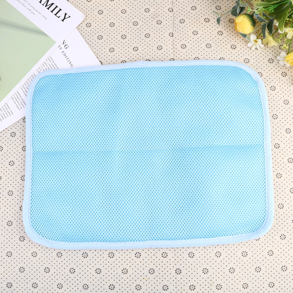 Pet Summer Mat Safe Comfortable Simple Durable Cool Ice Mat for Cat Dog (Light Blue, 40x30)