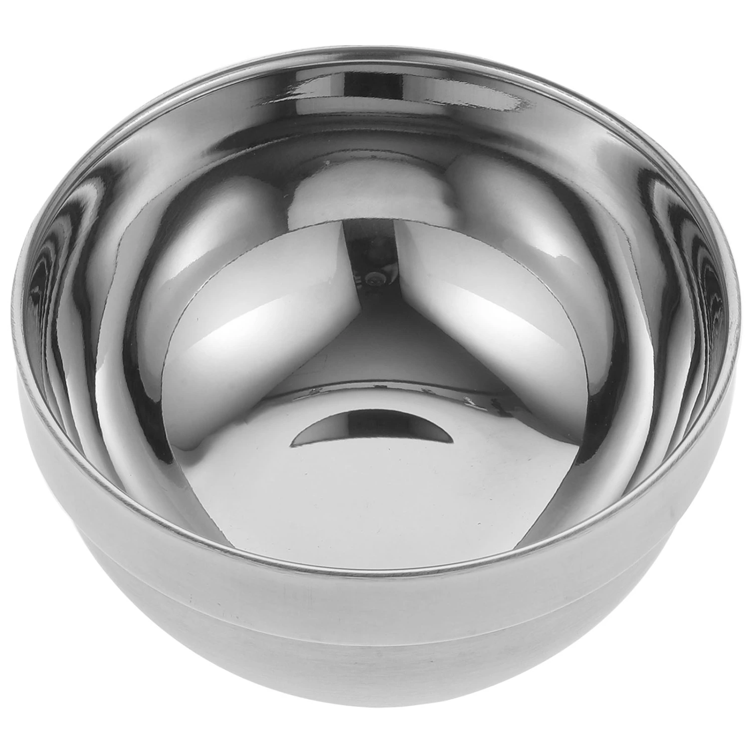 Stainless Steel Food Bowl Double Layer Rice Container Soup Bowl Food Storage Bowl