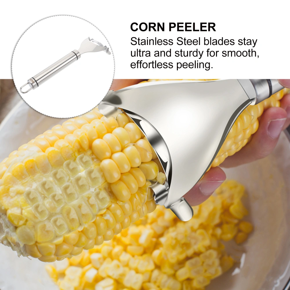 Corn Peeler Premium Stainless Steel Kitchen Tool Corn Cutter Cob Peeler Corn Stripper Kernel Cutter